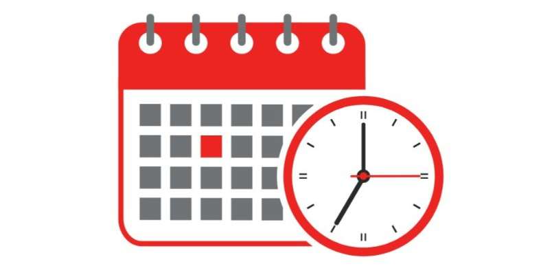 pendule calendrier